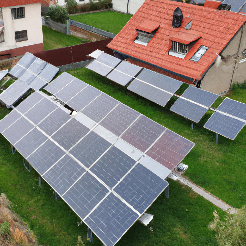 Solární elektrárna na rodinném domě